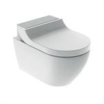 Geberit AquaClean Tuma Comfort WC, wall-hung WC. Stainless steel. 146.290.FW.1
