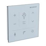 Wall-mounted control panel for Geberit AquaClean. Glass/White. 147.038.SI.1