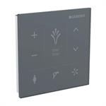 Wall-mounted control panel for Geberit AquaClean. Glass/Black. 147.038.SJ.1