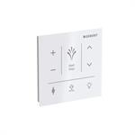Wall-mounted control panel for Geberit AquaClean Sela. Glass/White. 147.041.SI.1