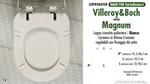 WC-Seat MADE for wc MAGNUM/VILLEROY&BOCH Model. Type DEDICATED. Wood Covered