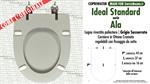 WC-Seat MADE for wc ALA IDEAL STANDARD Model. WHISPERED GRAY. Type DEDICATED