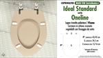 WC-Seat MADE for wc ONELINE IDEAL STANDARD Model. MINK. Type DEDICATED