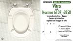 WC-Seat MADE for wc NORMUS 6107, 6858 VITRA model. Type COMPATIBLE. Cheap