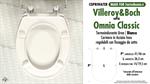 WC-Seat MADE for wc OMNIA CLASSIC VILLEROY&BOCH model. Type COMPATIBLE. Cheap