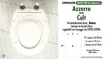 Abattant wc MADE pour CULT AZZURRA modèle. SOFT CLOSE. Type COMPATIBLE