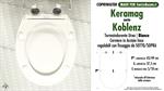 Abattant wc MADE pour KOBLENZ KERAMAG modèle. SOFT CLOSE. Type COMPATIBLE