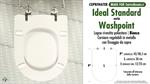 Abattant wc MADE pour WASHPOINT IDEAL STANDARD modèle. Type DÉDIÉ