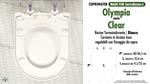 WC-Sitz MADE für wc CLEAR/OLYMPIA Modell. Typ GEWIDMETER. Duroplastischen