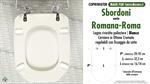 WC-Sitz MADE für wc ROMANA-ROMA SBORDONI Modell. Typ GEWIDMETER