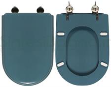 Abattant wc MADE pour HI-FI ASTRA modèle. BLUE HÉRALDIQUE. Type DÉDIÉ