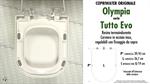Abattant wc TUTTO EVO OLYMPIA modèle. Type ORIGINAL. Duroplast