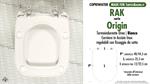 Abattant wc MADE pour ORIGIN RAK modèle. PLUS Quality. Duroplast