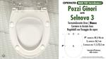 WC-Seat MADE for wc SELNOVA 3 POZZI GINORI model. SOFT CLOSE. PLUS Quality