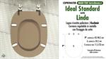 WC-Seat MADE for wc LINDA/IDEAL STANDARD Model. KASHMIR. Type DEDICATED