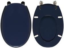 WC-Seat MADE for wc ARIETE SIMI-TENAX Model. NAVY BLUE. Type DEDICATED
