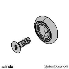 RBKS184014. Kit rotelle ante scorrevoli box doccia Inda Trendy. 4 pz