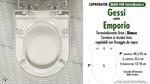 WC-Seat MADE for wc EMPORIO GESSI model. Type DEDICATED. Cheap