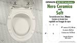 Abattant wc MADE pour SOFT NERO CERAMICA modèle. Type COMPATIBLE. Économique