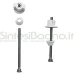 KIT of mounting pins for stainless steel toilet seat hinges