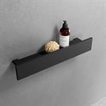 Shelf with front. 65 cm. Matte black