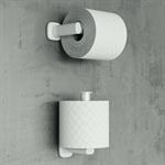 Toilettenpapierhalter. Weiss