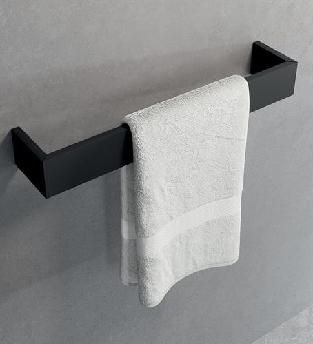 Towel holders. 60 cm. Matte black