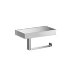 Right roll holder with lid. Inda/INDISSIMA_Chrome Series