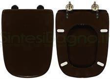WC-Seat MADE for wc CAPELLA LAUFEN Model. BROWN. Type DEDICATED