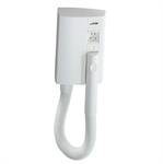 Hairdryer with timer and safety thermostat in white plastic. AV454D
