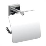 Tilting roll holder with cover. Bathroom accessories INDA/FORUM QUADRA Series
