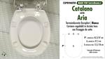WC-Seat MADE for wc ARIA CATALANO model. Type COMPATIBLE. Duroplast