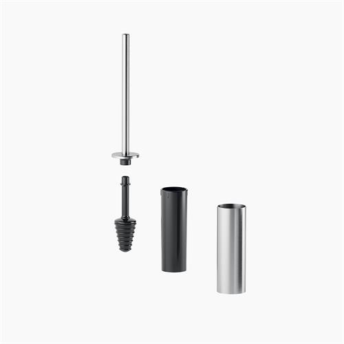 Wall mounted toilet brush holder. Brushed stainless steel. Inda. My Minilove