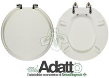 Abattant wc MADE pour SMALL PIU'/IDEAL STANDARD modèle. Type ADAPTABLE