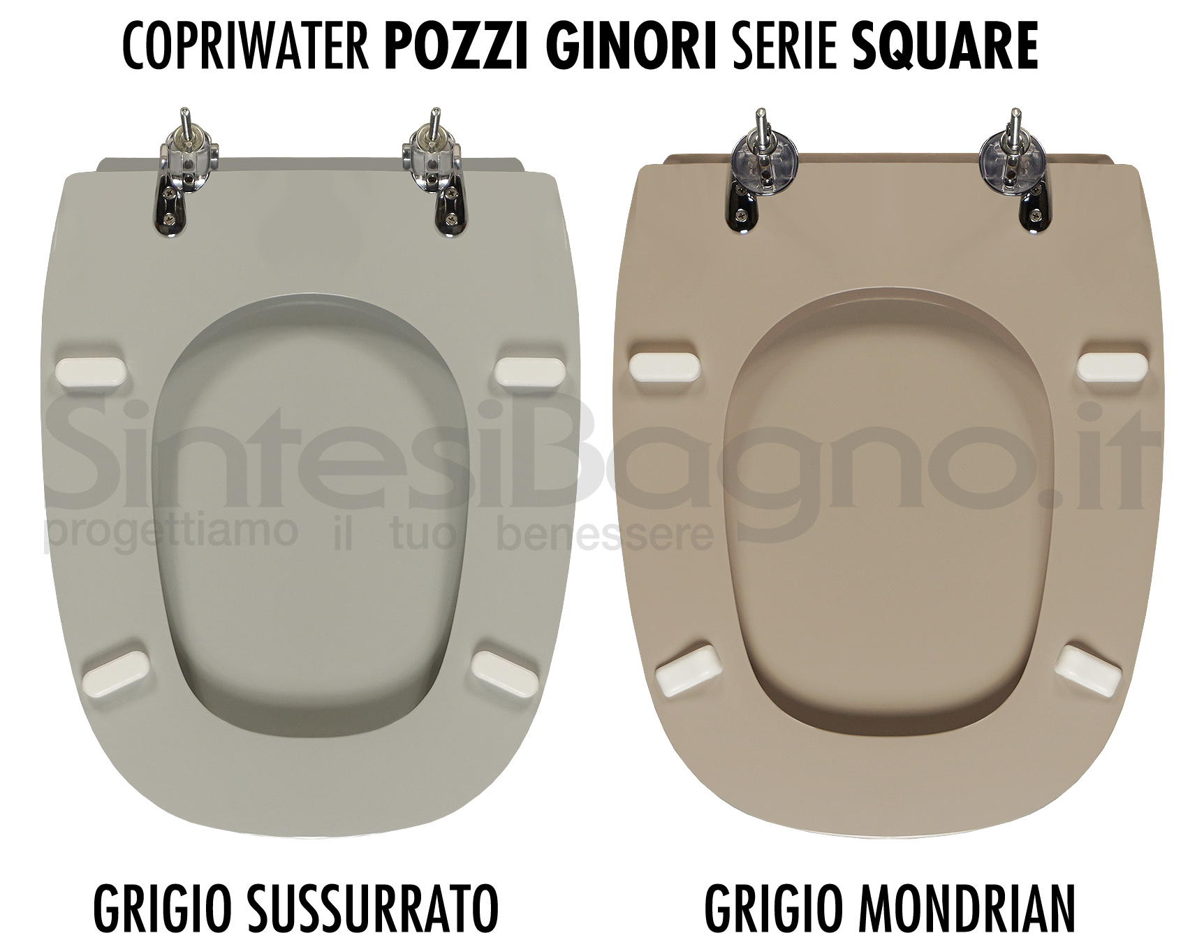 Pozzi Ginori Square varianti del grigio