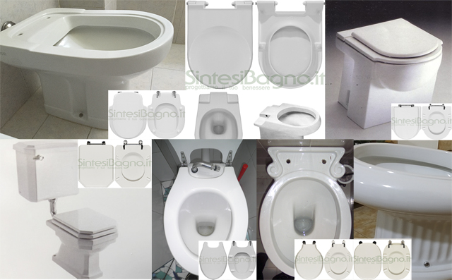 Sièges de toilettes aux formes bizarres et aux dimensions spéciales