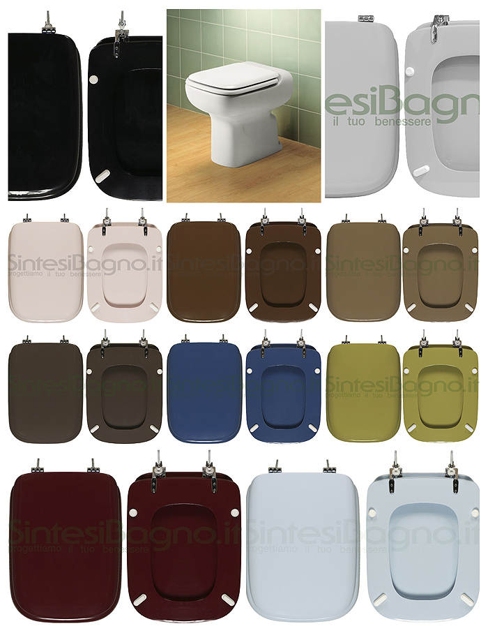 Copriwater CONCA per vasi IDEAL STANDARD: eccoli anche nei colori degli  anni '80 e '90 per questi vecchi modelli di WC - Dettaglio Notizia 